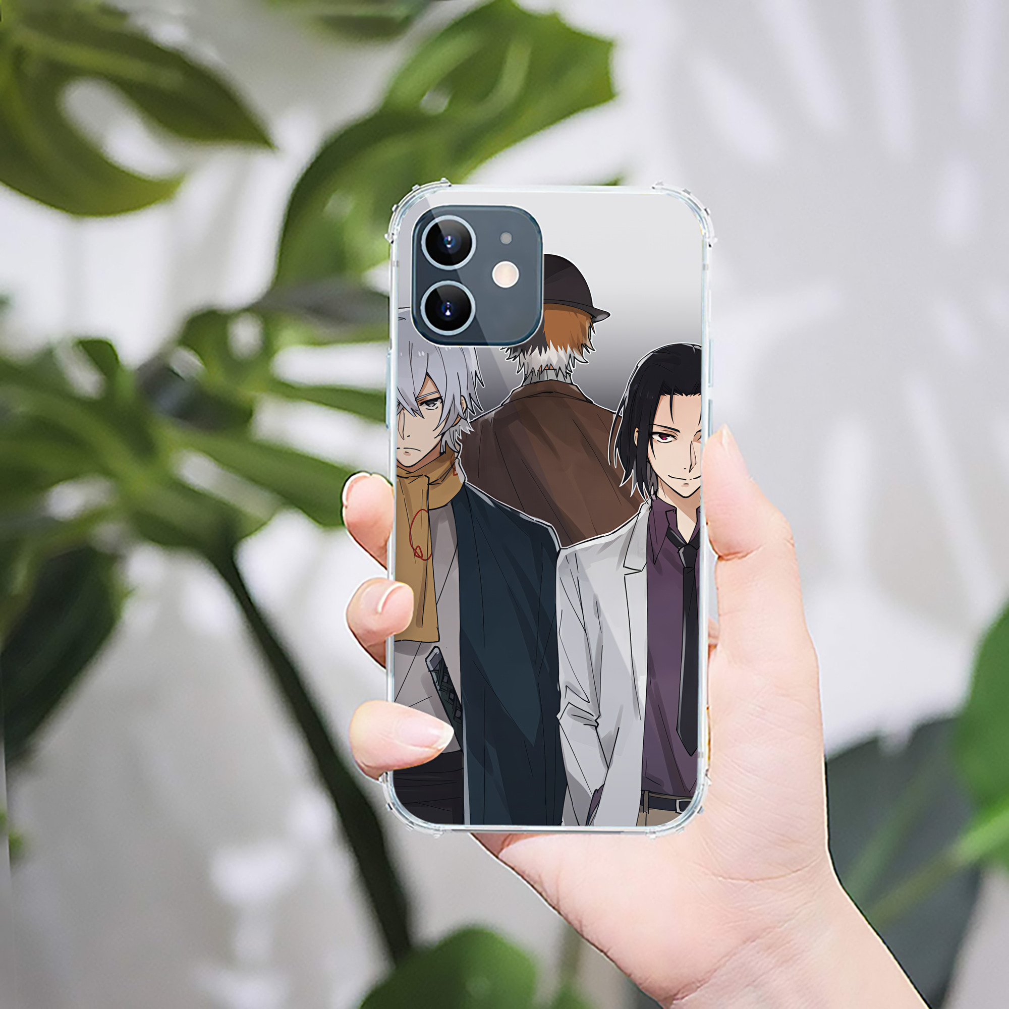 （画像用） 文豪ストレイドッグス Bungo Stray Dogs 【iPhone 12シリーズ対応】透明スマホケース（クリアソフトケース）